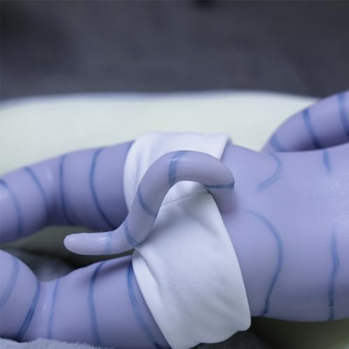 Muñeco Bebé Reborn Silicona Azul 18 Pulgadas miniatura 5