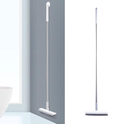 Cepillo escobilla para pisos de baño y cocina con largo mango regulable Hidyliu 4