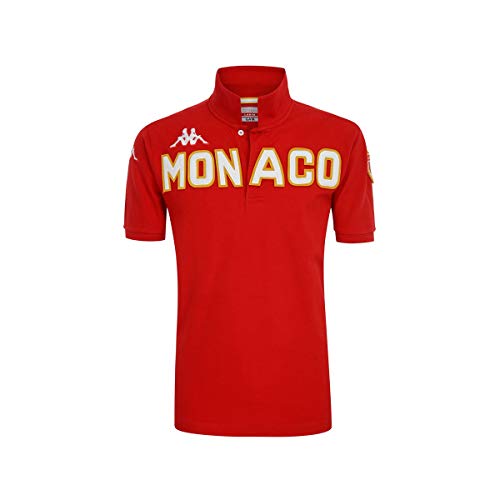 Kappa EROI AS MONACO T-shirt Homme Rouge/Blanc 3XL