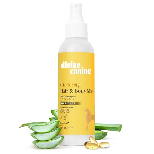 Cleansing-Hair-and-Body-Spray-for-Dogs-51-Fl-Oz-of-Dog-Deodorizer-Long-Lasting-Formula-Everyday-Body-Spray-with-Aloe-Lemongrass-Oil-and-More-Made-in-The-USA Cleansing Hair and Body Spray for Dogs 51 Fl Oz of Dog Deodorizer Long Lasting Formula Everyday Body Spray with Aloe Lemongrass Oil and More Made in The USA
