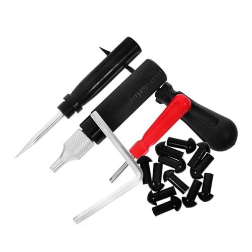 Cabilock 1 Set Car Tire Repair Tool Patch Sealant Professional Tools Tire Plug Kit Repair Kit for Tire Motorcycle Repairing Tool Tire Repair Kit for Motorcycle Rubber