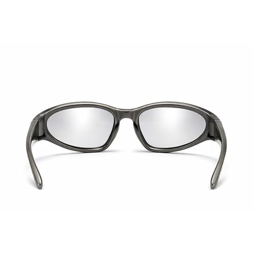 Image of Dervin UV Protected Wraparound Y2K Sunglasses for Men & Women, Full Rim Trending & Stylish Sports Shades