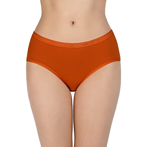 Image of Amante Solid Cotton Low Rise Hipster Panty Pack(Pack of 3)