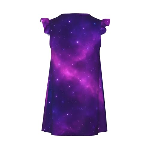 Augenstern Flutter Sleeve Nightgown Pajama Gown Starry Night Easy Pull-On Sleepwear Nightdress2
