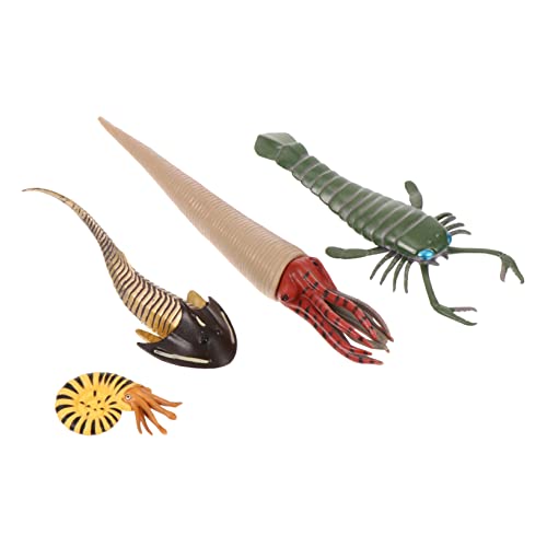 JOINPAYA 4個リアルな海洋生物模型 点 お子様向け海の動物おもちゃ シミュレーションアニマルデコレーション 製耐久性