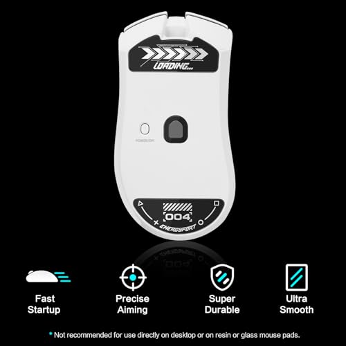 Patins à souris pour Razer DeathAdder V4 Pro en verre noir - 3