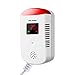 Rilevatore di Gas, Monitor di Gas infiammabile, GPL/Gas naturale/Sensore di perdita di gas carbone, Allarme vocale Italiano, Avviso luce rossa lampeggiante, Concentrazione gas display digitale