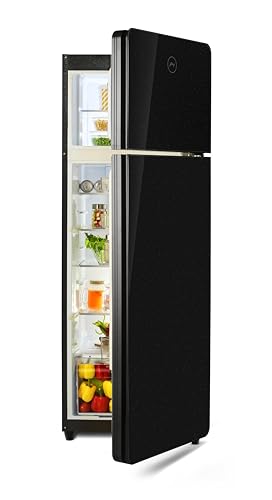 Image of Godrej 272 L 2 Star Frost Free Nano Shield Technology Inverter With Freshness up to 30 Days Double Door Refrigerator (RT EONCRYSTAL 310B RI OB, Onyx Black)
