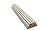 RevMark Silver Hex Pencil with Silver Lead – 12-Pack – Made in the USA – Quality Marking for Construction Workers, Metal Work, Welders, Plumbers, Framers – For Smooth and Rough Surfaces
