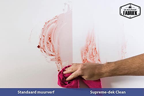 De Muurverffabriek | Muurverf Clean | Wit | Reinigbare muurverf | 10 liter - Image 6