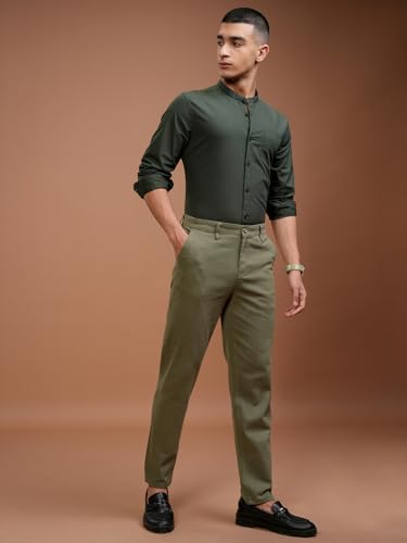 Image of Highlander Men'S Tapered-Fit Mid-Rise Jeans | Modern Look | Stretch Denim | All-Day Comfort | Trouser for Men | Men Trousers | Trousers for Man | Pants for Man