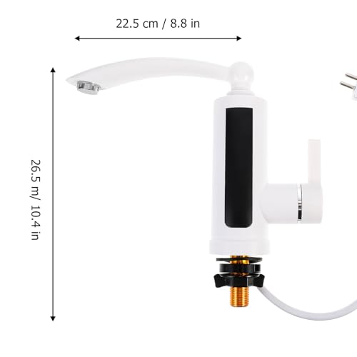Robinet d'eau chaude électrique Hemobllo 220V en ABS pour cuisine