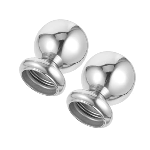 HANABASS 2 Piezas Finial Post Tops de Inoxidable Jardín Decoración y Práctica Accesorios de Decoración de Patio