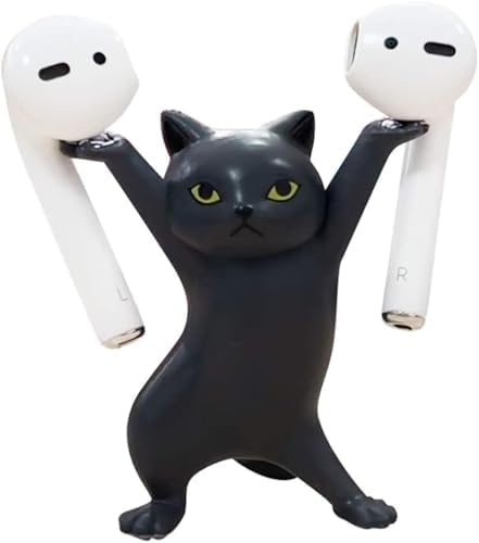 Cute Stuff Home Decor Fun Kitty Decoration for Desk Shelf Magnetic Dance Cat ...