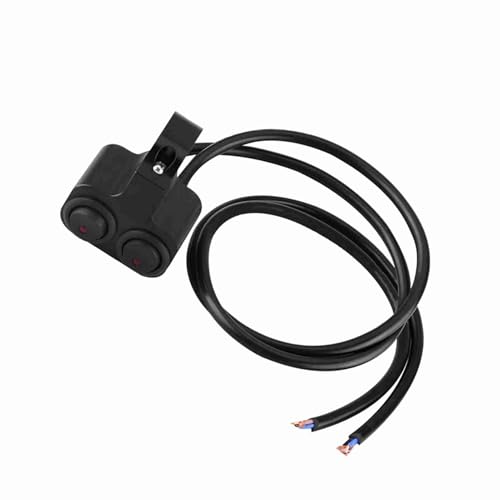 Interruptor doble de manillar CNC en aleación de aluminio para moto de 1 pulgada 7