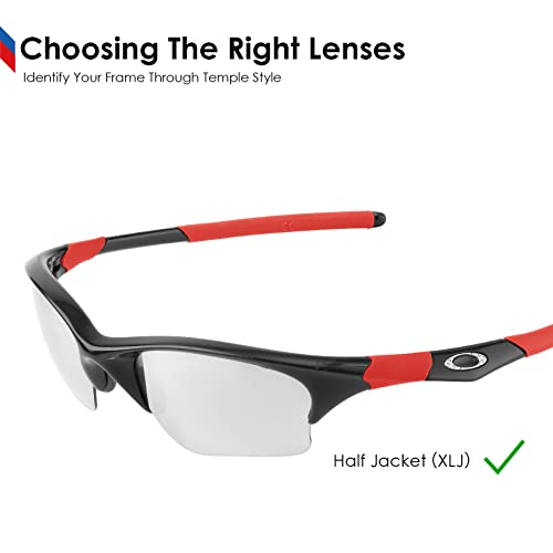 Image of BLAZERBUCK Replacement Lenses & Sock Kit for Oakley Half Jacket Sunglass