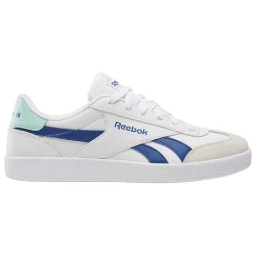 Reebok Sneaker Unisex Smash Edge S, Bianco Twilightblue Glitchaqua, 47 EU