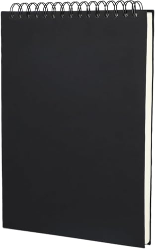 Carnet de croquis A4, carnet de croquis à spirale, 120 pages (60 feuilles), carnet de croquis, artistes et professionnels, au format portrait, convient pour la peinture et l'esquisse