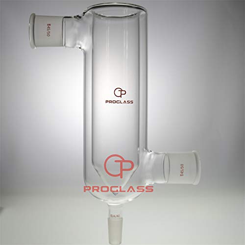PROGLASS Left Female Right Female 45/50,24/40 100MM Cold Trap Body Length 300mm