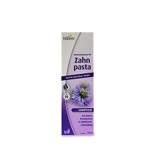 HÜBNER Schwarzkümmel Zahnpasta (3x50ml) mit BIO Schwarzkümmel-Öl, BIO Curcuma-Extrakt, vegan, glutenfrei, Naturkosmetik, gegen Karies, Parodontose und Zahnfleischentzündungen (fluoridfrei) – Bild 5