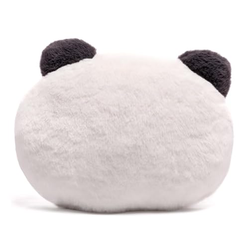 Image of Panda Face Plush Cushion Soft Toy Pillow for Kids, Boys & Girls | Ultra Soft Stuffed Panda Cushion | Cute Plush Pillow for Baby | Home & Bedroom Decor | Huggable Plush Pillow 30cm