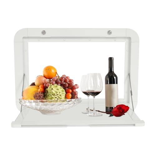 Wulimasun Table de Pique-Nique Pliable RV,Table de Pique-Nique pour Camping-Car Alliage D'aluminium Remorque Pliante pour Camping Table Murale 60 * 42cm,pour...