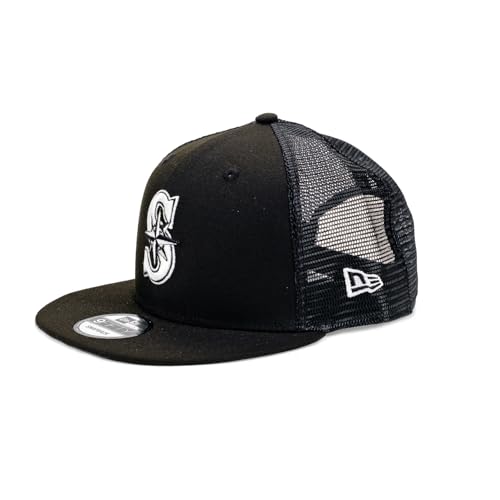 [ニューエラ] メッシュキャップ スナップバック 9FIFTY BLACK & WHITE MLB シアトル マリナーズのサムネイル