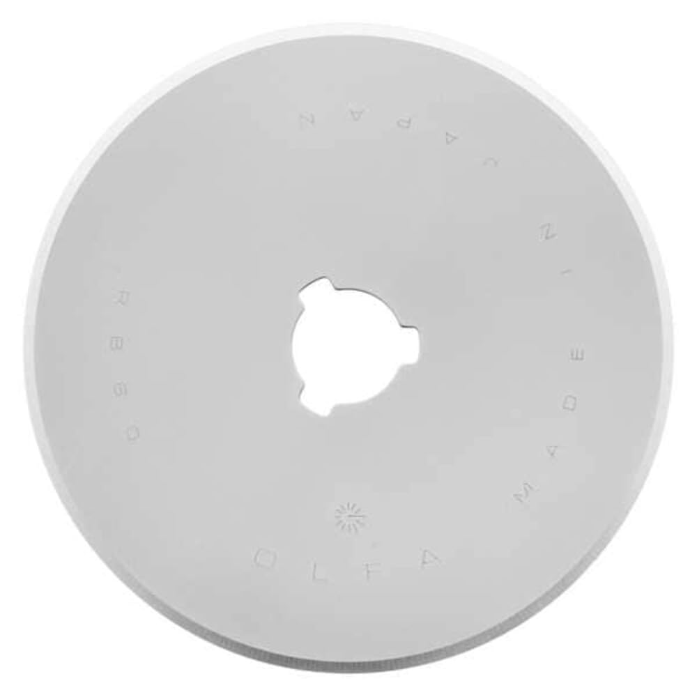 OLFA 60mm Rotary Replacement Blades (RB60-5) - Tungsten Steel, 5 Blades