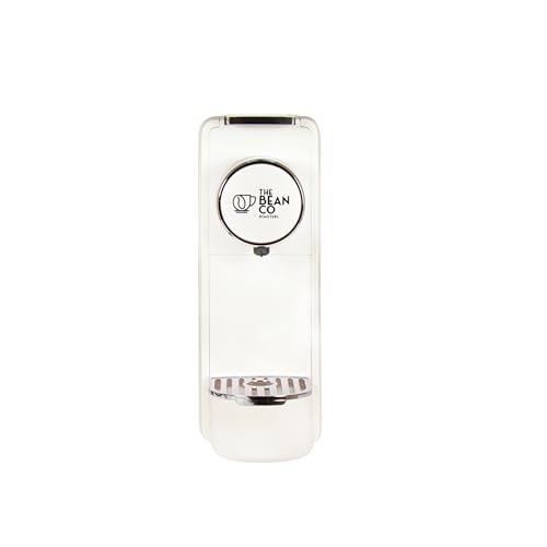 Image of THE BEAN CO Coffee Capsule Machine | Espresso Coffee Maker | 19 Bar Pressure | | Compatible with Nespresso Pods (White)