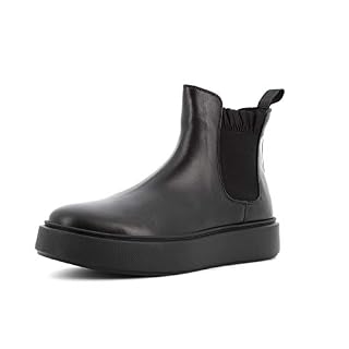 Frau Scarpa Donna Modello Beatles in Pelle NERA D21FR04 - Les Beatles, Paul McCartney, John Lennon, RIngo Starr, George Harrison