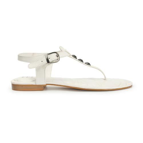 Image of ELLE womens Fashionable Backstrap Comfortable Flats for Daily Use I Work Use I Casual Use I Party Use I El-js-wn-33 Flat Sandal