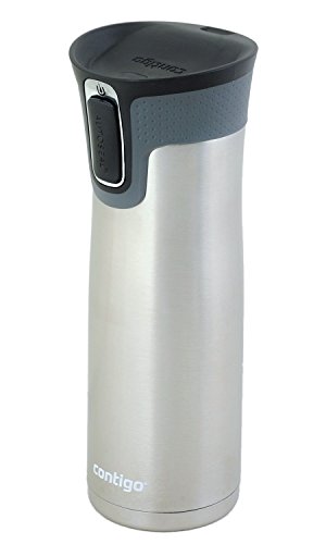 Contigo West Loop Vacuum-Insulated Stainless Steel Thermal Travel Mug With Autoseal Spill-Proof Lid, Reusable Coffee Cup Or Water Bottle, Bpa-Free, Keeps Drinks Hot Or Cold For Hours, 20Oz Steel #TOP2