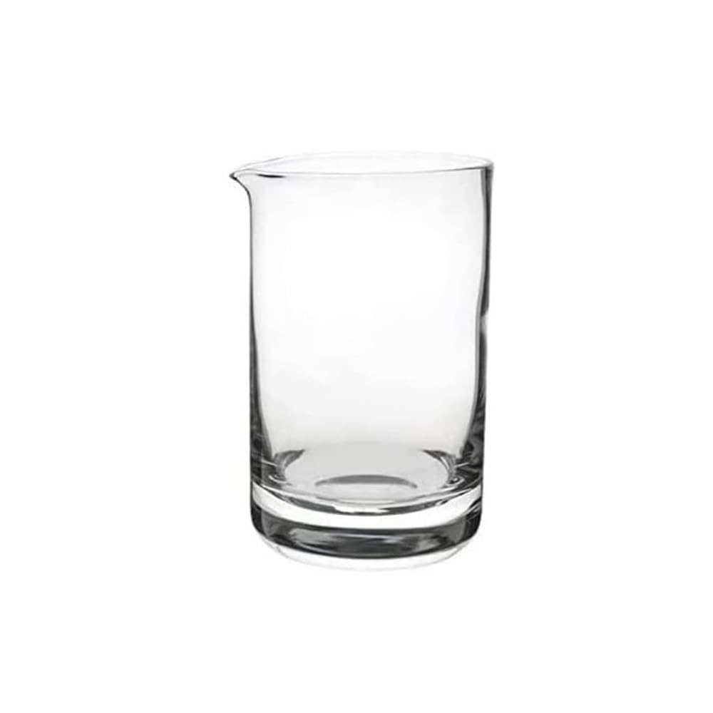 Bicchiere da cocktail trasparente con beccuccio capacità 60 cl, in vetro per miscelazione, attrezzatura professionale, accessorio per barista, bar, pub, ristorante