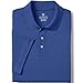 Lands' End Essentials Men's Active Polo Shirt – Short Sleeve, Lightweight & Breathable Performance Fabric – Regular Fit Dark Cobalt Blue