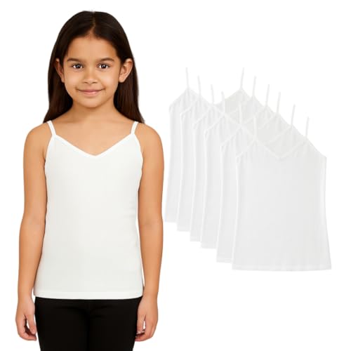 Image of Cotton Girls Slips (Pack of 6)