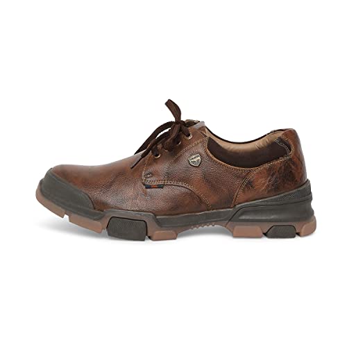 Image of Buckaroo: Anaiya Genuine Leather Brown Casual Shoes for Mens