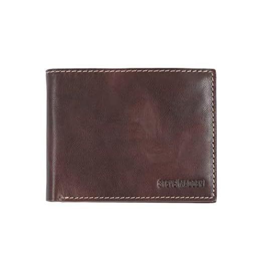 Steve Madden Mens Two-Tone Passcase Brown 1 One Size