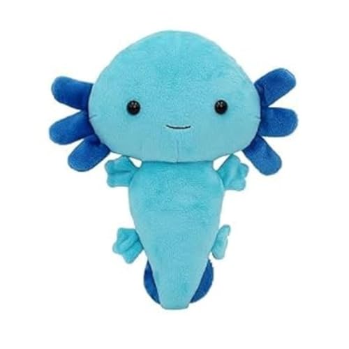 Image of Flufies Axolotl Plush Toy - Stuffed Animal Pillow Toy Doll - Halloween Axolotl Cuddle Buddy - Plush Pillow Edition for Kids (Blue)