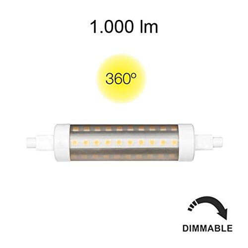 Beneito Faure LED lamp LINEAL Tubular R7s 118 mm 9W 220/240 V 360o 3000K Warm light