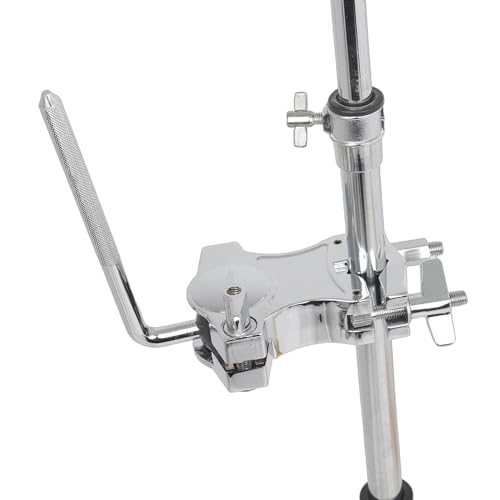 Soporte metálico ajustable para cowbell, abrazadera para soporte de batería, accesorio musical miniatura 4