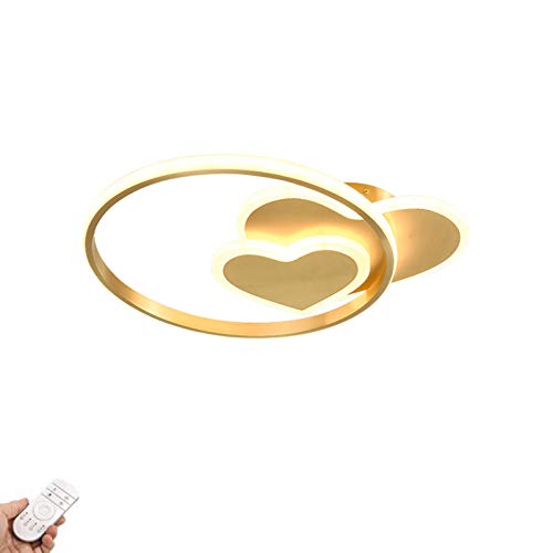 Plafonnier LED en cuivre complet nordique chic pour chambre moderne