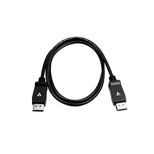 V7 DISPLAYPORT 1.4 Cable 1M 3.3FT, Black - Image 4