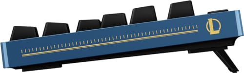 PRO Tastiera Gaming Meccanica - Design Ultraportatile Tenkeyless, Cavo USB Rimovibile, Tasti Retroilluminati LIGHTSYNC RGB, Edizione Ufficiale League of Legends, Blu/Oro, Layout US - Tastiera gaming - Immagine 4