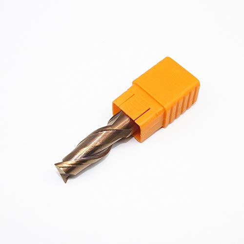 Milling Cutter 2 Blade HRC55 D12X30LXD12X75L 12MM 75MM Length Standard Endmills Tungsten Steel CNC Machine End Mill For Milling - (Cutting Edge Length: 10pieces)