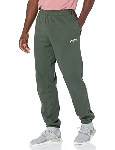 adidas Originals Men's Adventure Sweatpants, Shadow Green, Medium