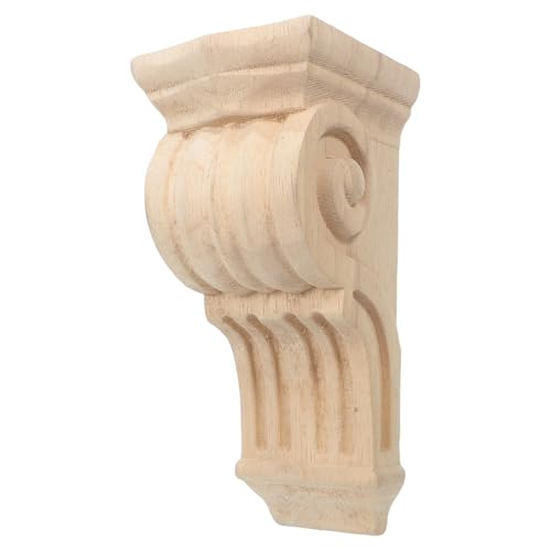 Corbeau en bois sculpté Abaodam traditionnel kaki pour ornement cheminée et meuble bureau