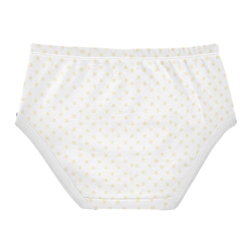 Cotton Toddler Underwear Floral Yellow Dots White Prints Cute Panties Girl Cartoon Underpants Briefs 2t2