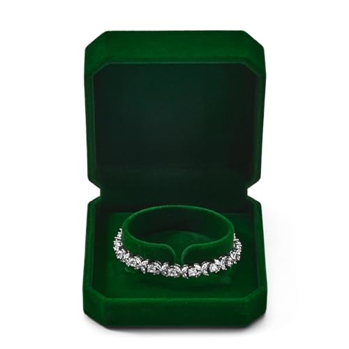 Oirlv Luxury Velvet Bangle Box for Storage & Gifting Elegant Brac...