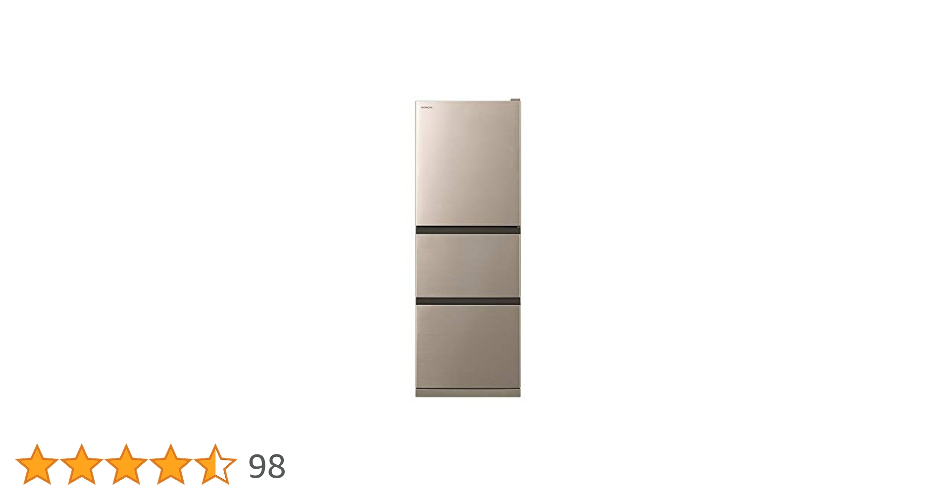 Amazon.co.jp: 日立 冷蔵庫 幅54cm 265L シャンパン R-27NV N 3