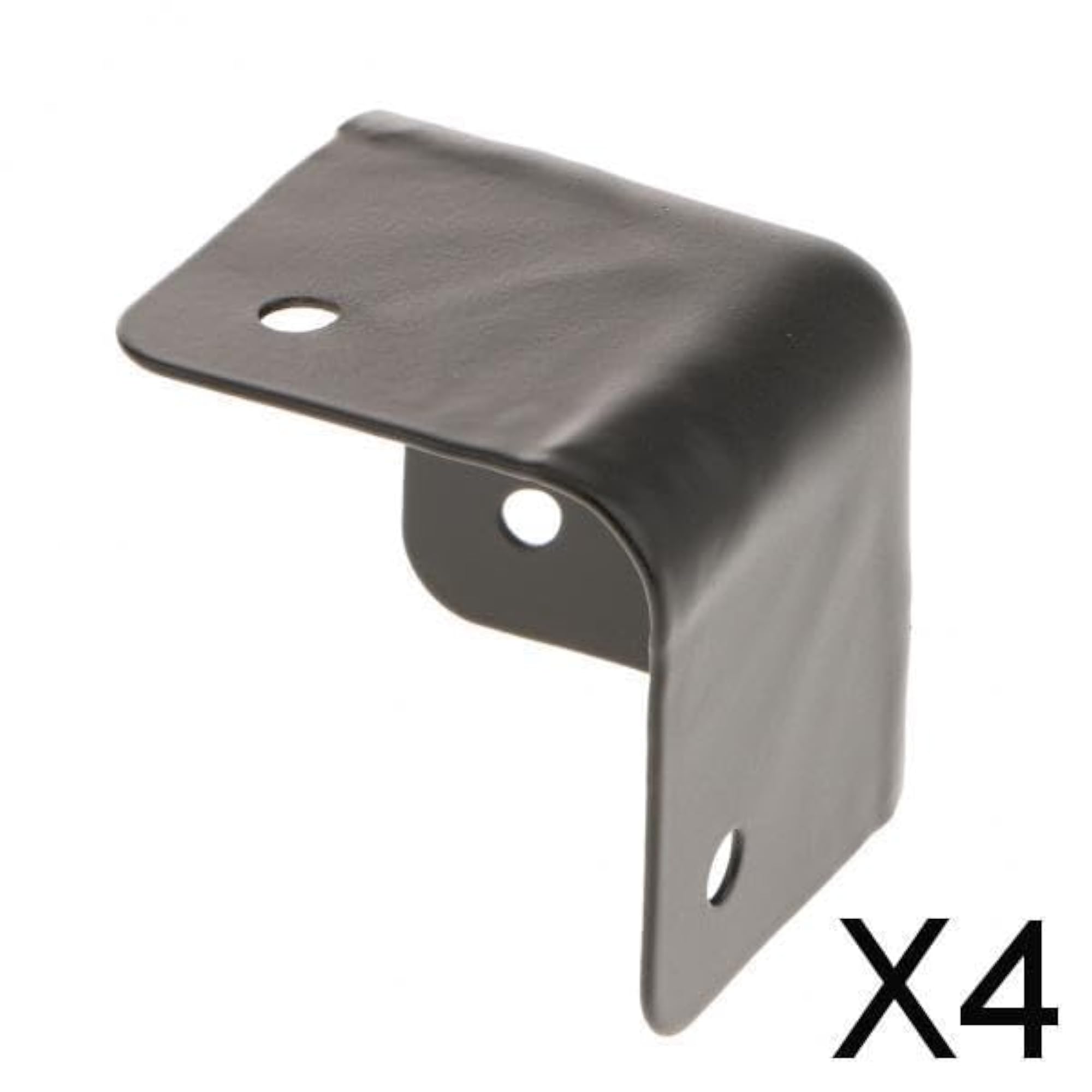 Black Metal Corners for PA/DJ Speaker Cabinets, 4 Pieces